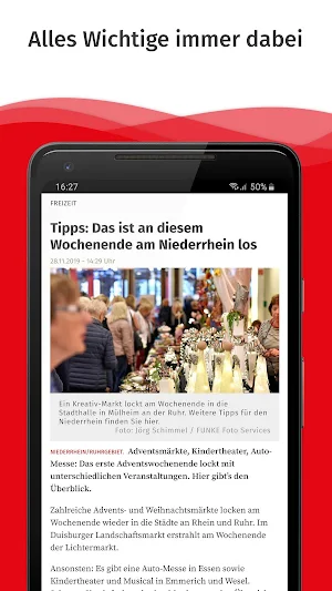 WAZ.de Screenshot 1
