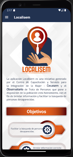 Localisem: Ayuda y Alerta Screenshot 0