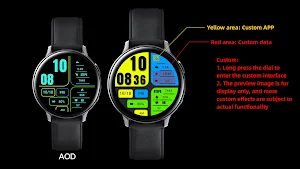 Big color blocks For Wear OS Screenshot 0