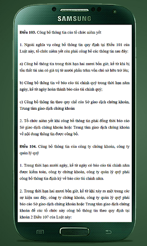 Luat Chung Khoan Screenshot 2
