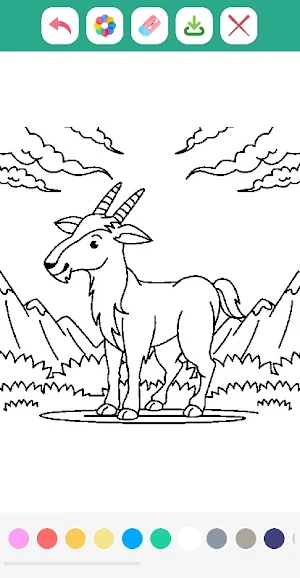 Farm Animals Coloring Book Screenshot 2
