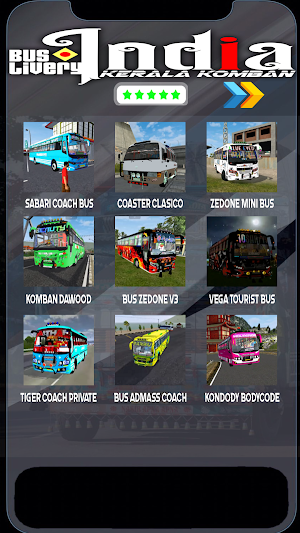 Bus Livery India Kerala Komban Screenshot 2