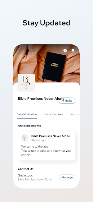 Bible Promises: Never Alone Screenshot 2