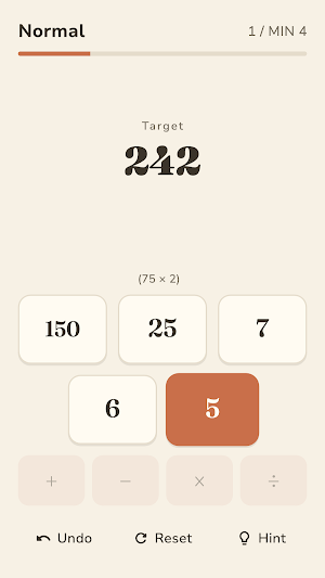 Quadsix - Daily Number Puzzle Screenshot 1