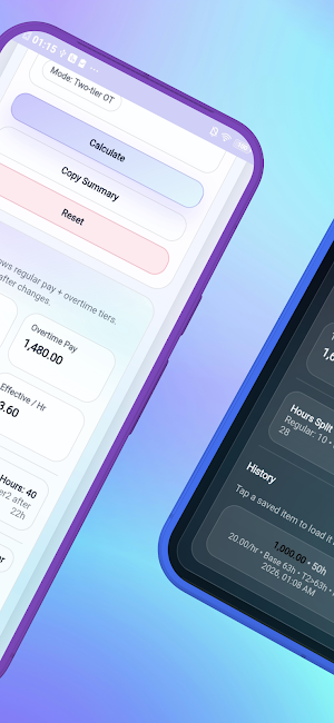 Overtime Calculator Screenshot 3