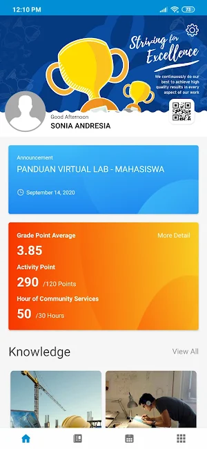 BINUS Mobile for Student Screenshot 2