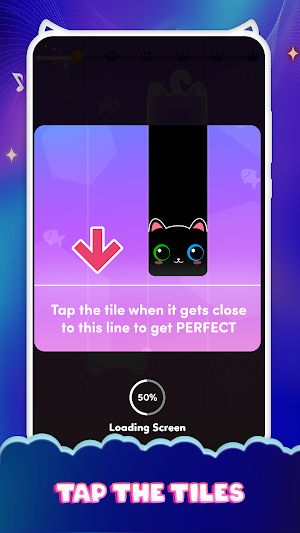 Cute Cat Tiles: Trending Music Screenshot 1