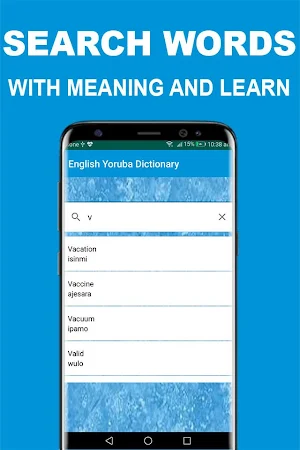 Yoruba to English Dictionary Offline Screenshot 1