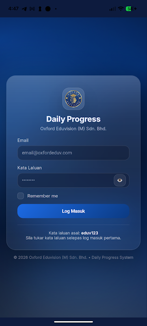 Daily Task EduV Screenshot 0
