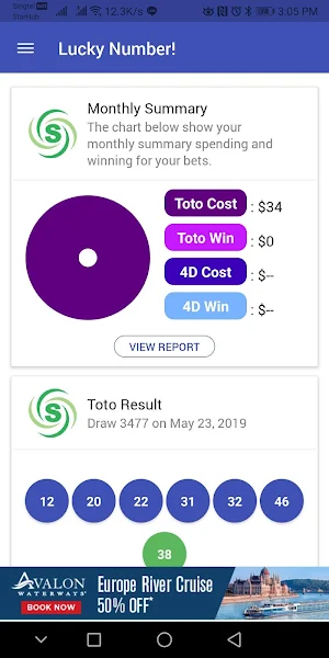 SmartLottery - SG Toto 4D Result Statistic Predict Screenshot 0