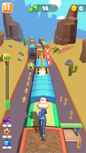 Granny Run 3D runner game Screenshot 1