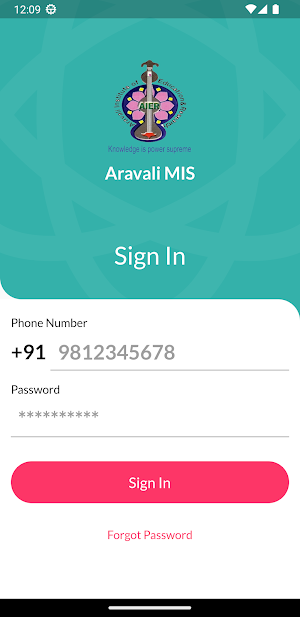 ARAVALI MIS Screenshot 1