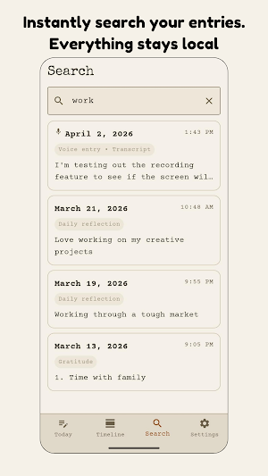 Local Journal: Private Diary Screenshot 2