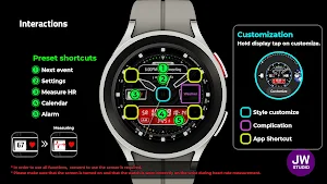 JW073 jwstudio watchface Screenshot 1
