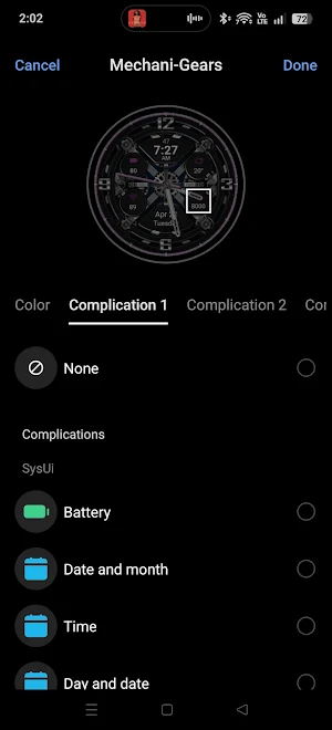 Mechani-Gears Watch Face 2026 Screenshot 1