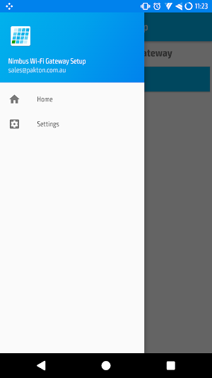 Nimbus Wi-Fi Gateway Setup Screenshot 1