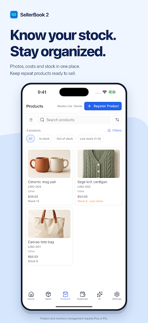 SellerBook 2: Reseller Tracker Screenshot 1