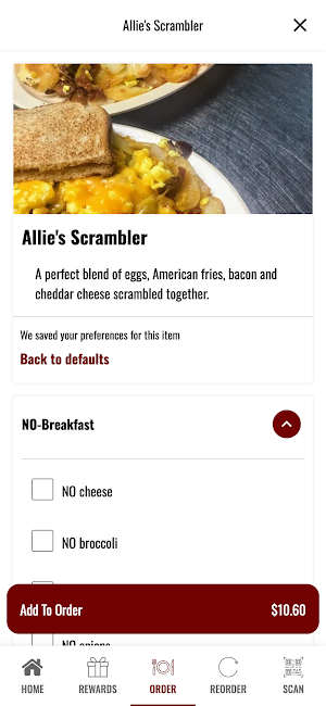 Allies Café & Catering Screenshot 2