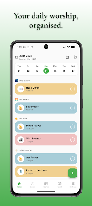 Hasanat: Muslim Habit Tracker Screenshot 0