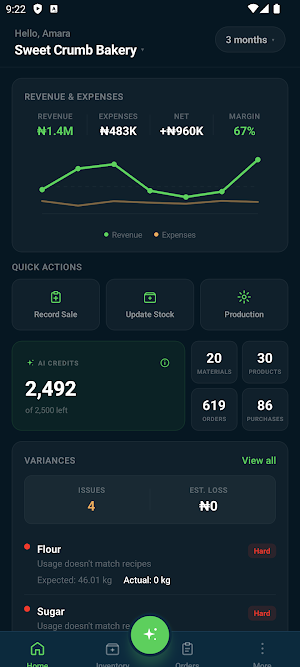 Wayg: AI Powered Bookkeeping Screenshot 0
