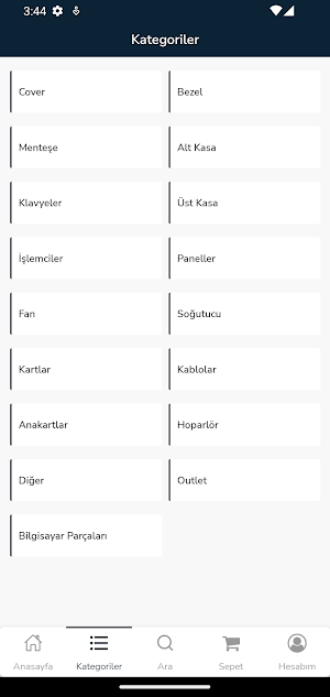 EfixYedekParça: Parça Deposu Screenshot 1
