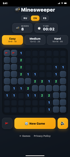 Minesweeper — Classic Mines Screenshot 1