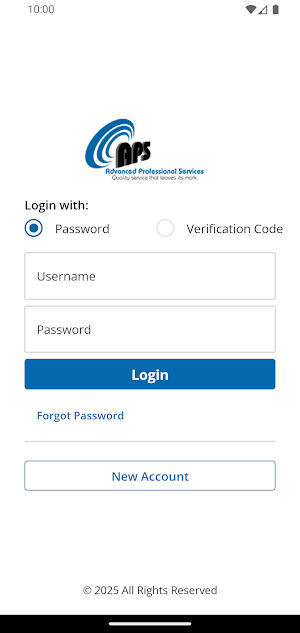 Advanced Professional Services Screenshot 0