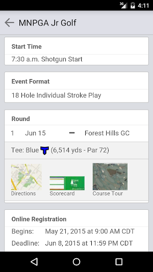Minnesota PGA Junior Golf Screenshot 1