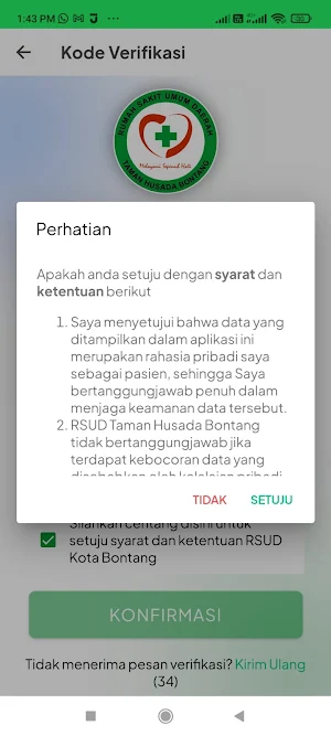 Siperban RSUD Taman Husada Screenshot 3