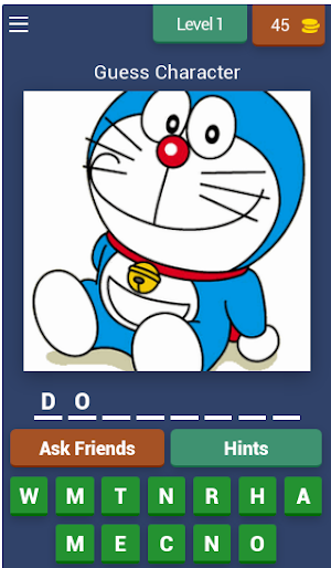 guess the Cartoon characters Screenshot 0