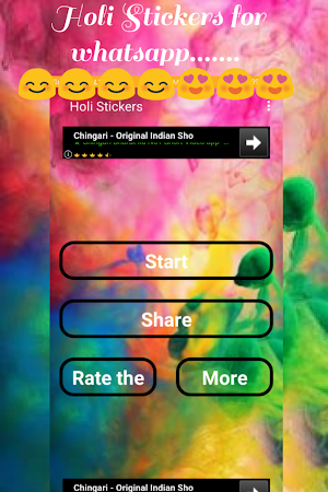 Holi Stickers For Whatsapp - (WAStickers) Screenshot 1