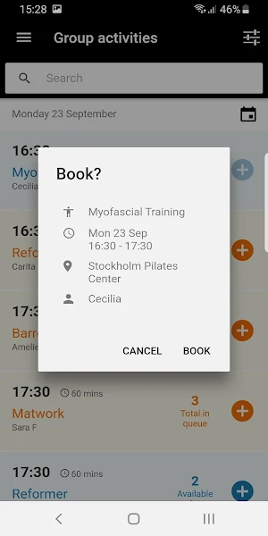 Stockholm Pilates Center Screenshot 1