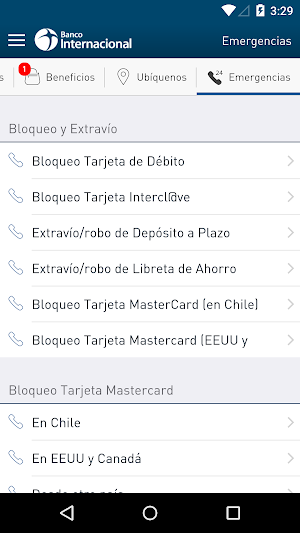 Banca Móvil-Bco. Internacional Screenshot 2