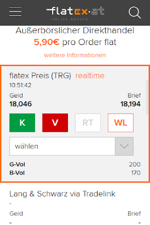 flatex AT Screenshot 1