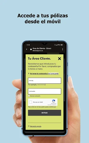 Direct Seguros en tu móvil Screenshot 0