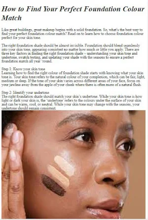 Skin Right Foundation Tutorial Screenshot 0