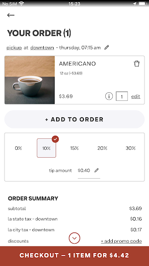 Rhino Coffee Screenshot 3