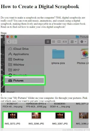 How to Scrapbook Screenshot 2