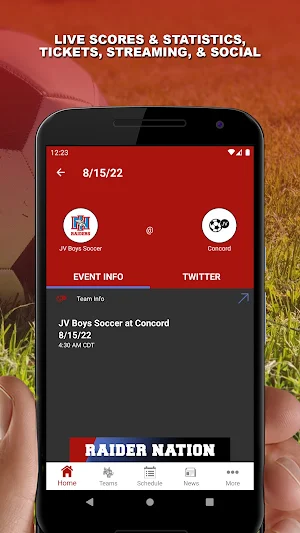 Raider Nation Athletics Screenshot 2