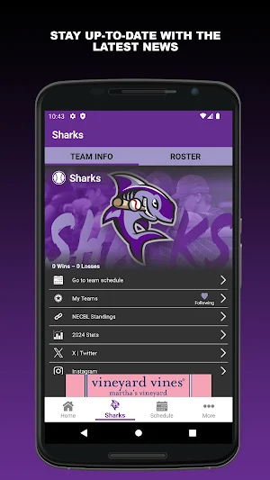 MV Sharks Baseball Screenshot 3