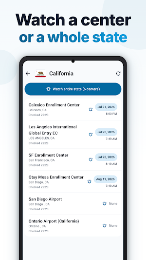 Global Entry Appointments Screenshot 2