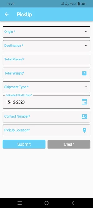 Ocean parcel Services Screenshot 3