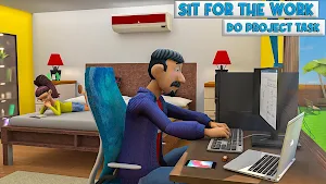 Virtual Work From Home Simulator Screenshot 0