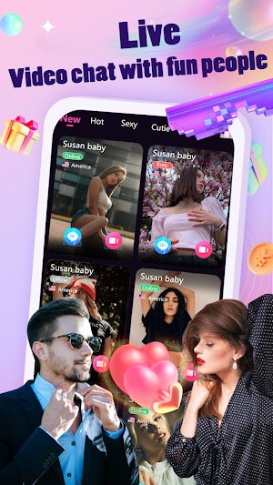 Peach Xuxu - Video Call Chat Screenshot 1