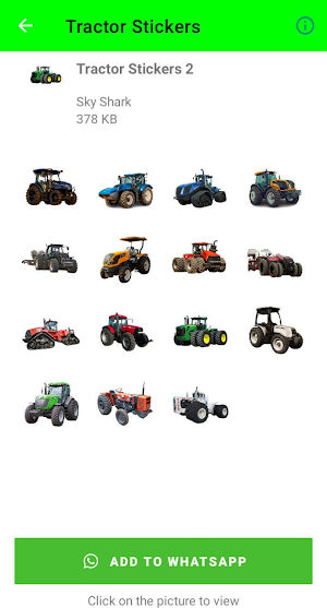 Tractor Stickers Screenshot 2