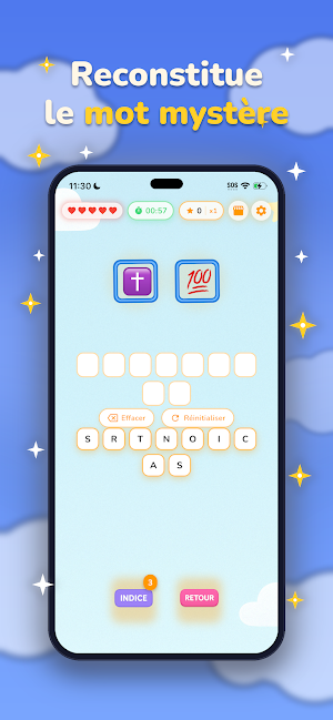 EmojiMot : Rébus & Devinettes Screenshot 1