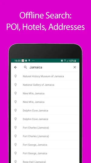 Jamaica Offline Map and Travel Guide Screenshot 2