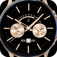 Golden Galaxy Watch Face
