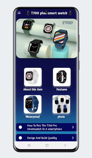 T700 Pro Smartwatch Guide Screenshot 0