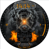 Train 3D Animated Watch Face